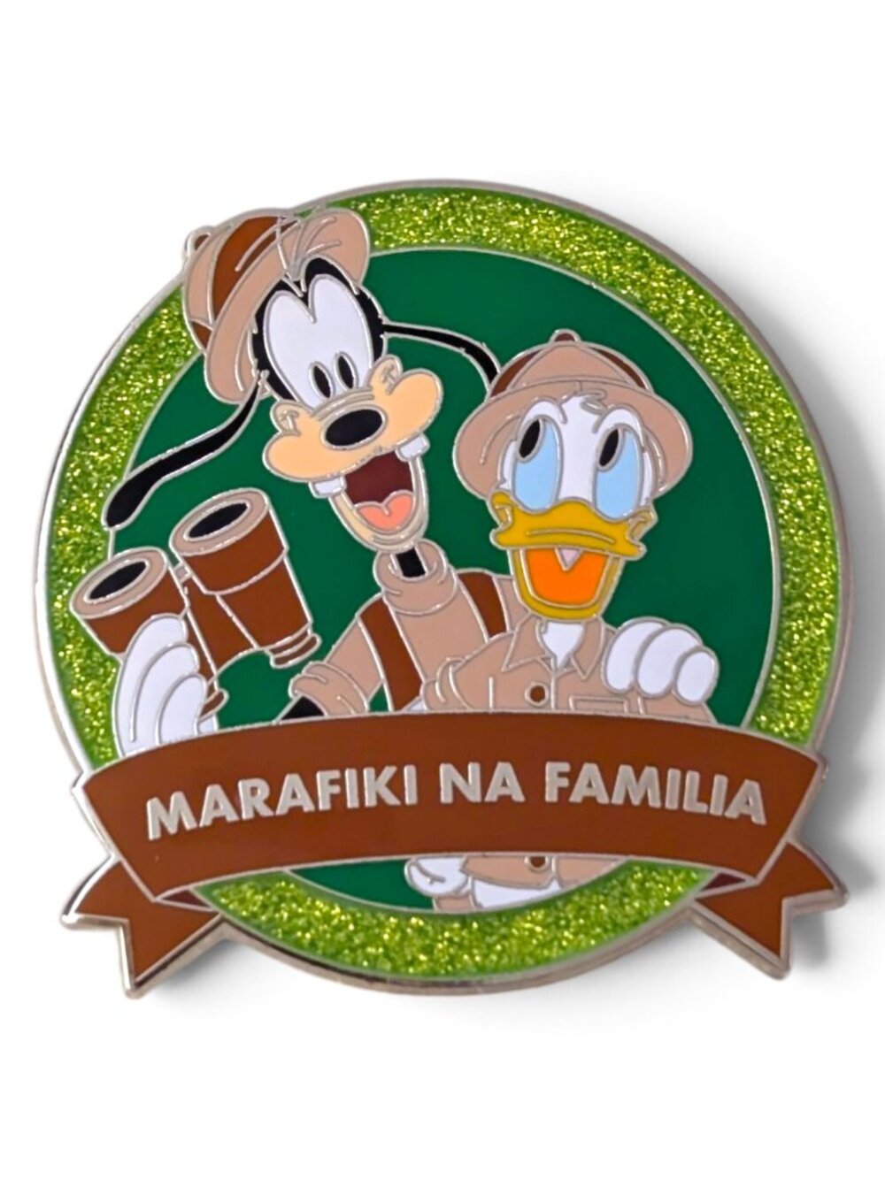 Donald Duck and Goofy Disney Pin: One Family Safari Best Friends